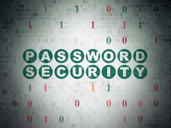 Security concept: Password Security on Digital Paper background — Stok fotoğraf