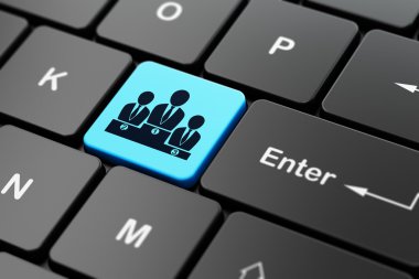 Hukuk kavramı: bilgisayar klavye arka plan iş takım