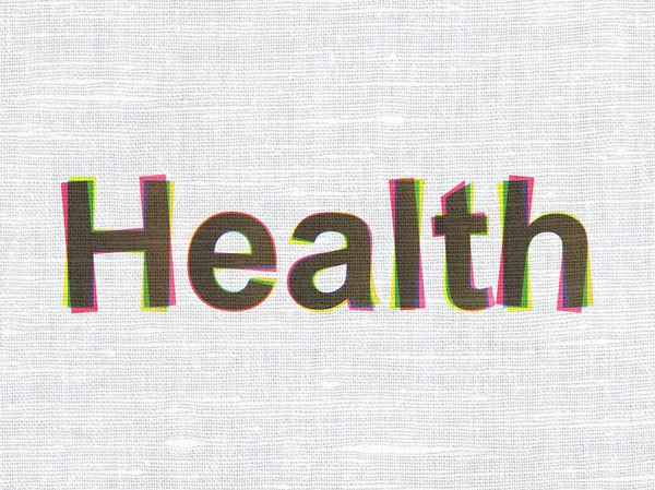 Medicine concept: Health on fabric texture background — Stock Fotó