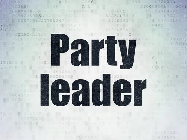 Political concept: Party Leader on Digital Paper background