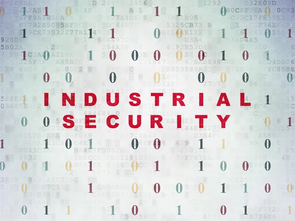 Protection concept: Industrial Security on Digital Paper background — Stock Photo, Image