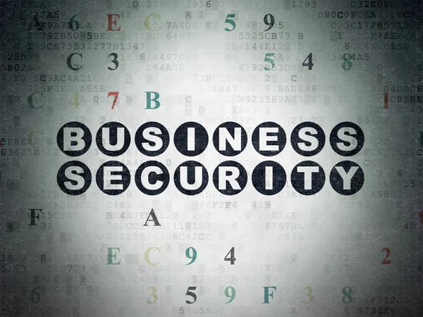 Security concept: Business Security on Digital Paper background — Stock Photo, Image