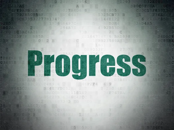 Business concept: Progress on Digital Paper background