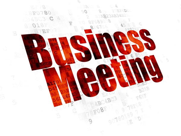 Business concept: Business Meeting on Digital background — Stock Photo, Image