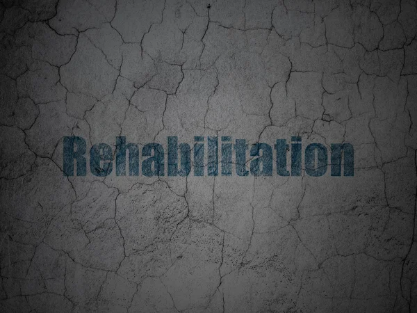 Gesundheitskonzept: Rehabilitation vor Grunge-Hintergrund — Stockfoto