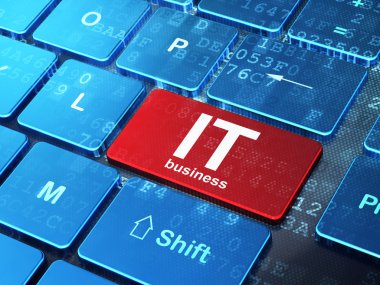 İş kavramı: Bu iş bilgisayar klavye arka plan üzerinde