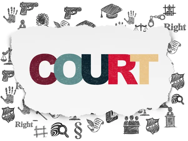 Concepto jurídico: Tribunal de Primera Instancia — Foto de Stock