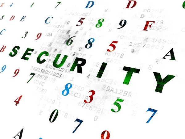 Protection concept: Security on Digital background — Stock Photo, Image