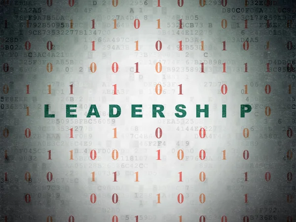 Finance concept: Leadership on Digital Paper background — ストック写真