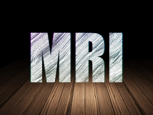 Healthcare concept: MRI in grunge dark room — 图库照片