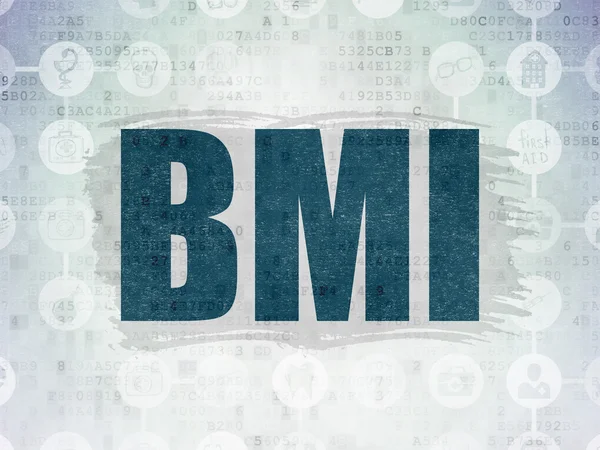 Medicine concept: BMI on Digital Paper background — ストック写真