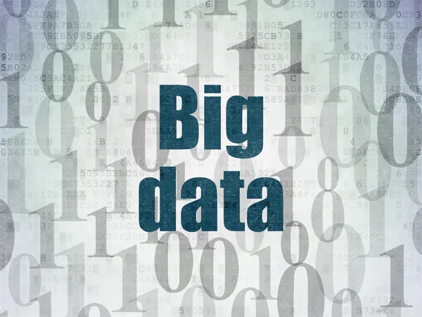 Conceito de informação: Big Data on Digital Paper background — Fotografia de Stock