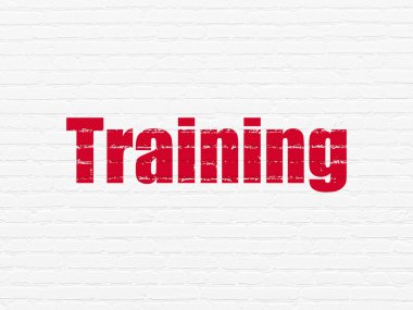 Kavram öğrenme: duvar arka plan üzerinde eğitim