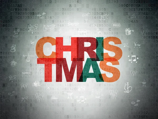 Entertainment, concept: Christmas on Digital Paper background — 图库照片