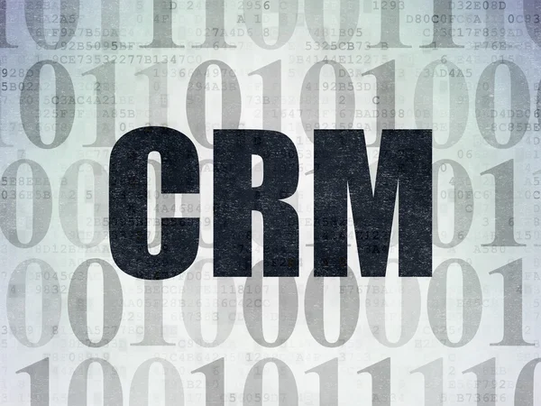 Finance concept: CRM on Digital Paper background — Stock Photo, Image