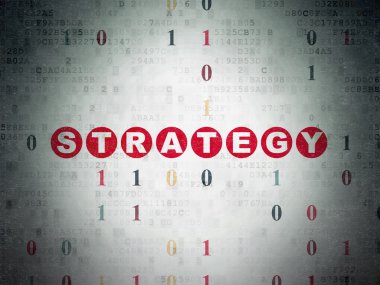 Ekonomi kavramı: dijital kağıt arka plan stratejisi