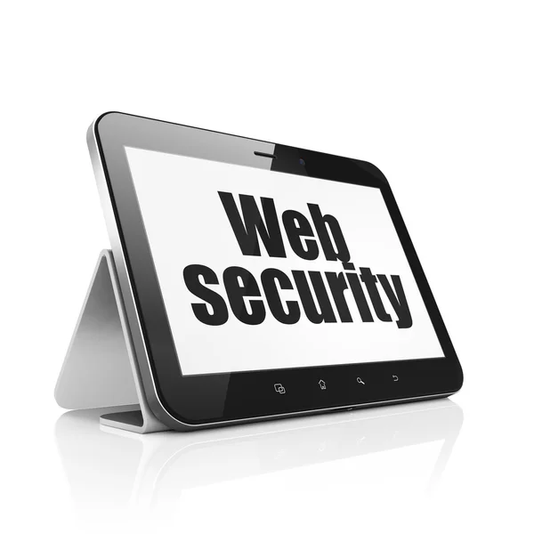 Concetto di privacy: Tablet Computer con Web Security in mostra — Foto Stock