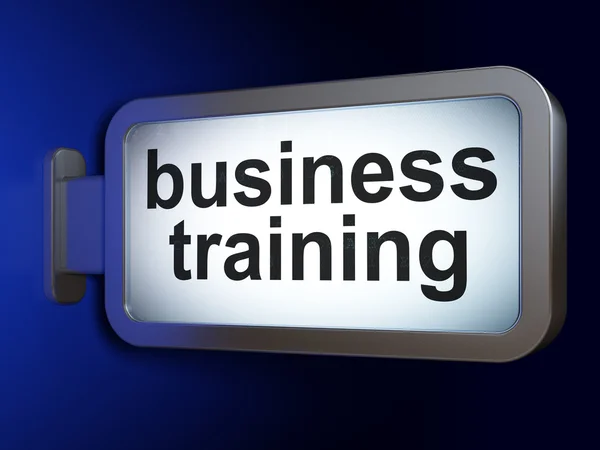 Learning concept: Business Training on billboard background — Stock Photo, Image