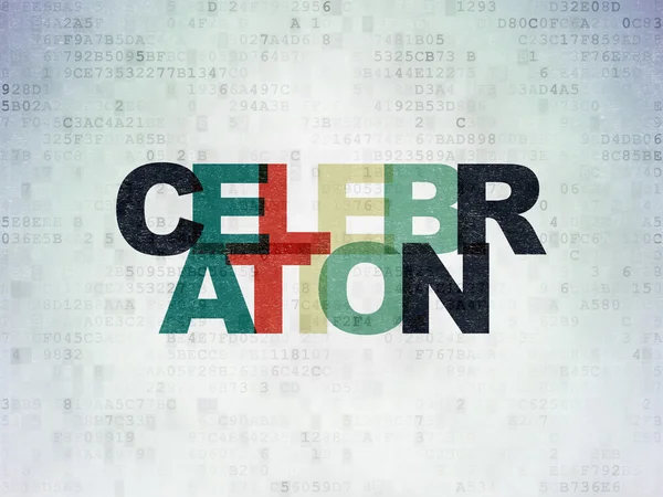 Holiday concept: Celebration on Digital Paper background — ストック写真
