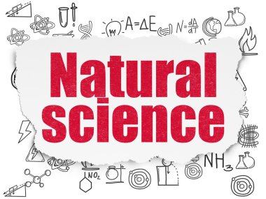 Bilim kavramı: Tarih Torn kağıt arka plan Doğa Bilimleri