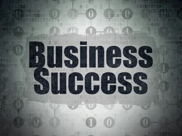 Finance concept: Business Success on Digital Paper background — ストック写真