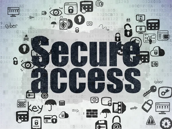 Concepto de seguridad: Acceso seguro al fondo del papel digital —  Fotos de Stock