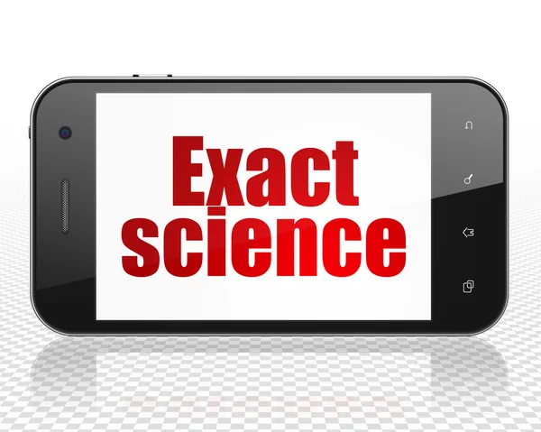Science concept: Smartphone with Exact Science on display — ストック写真