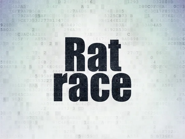 Conceito político: Rat Race on Digital Paper background — Fotografia de Stock