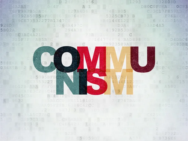 Political concept: Communism on Digital Paper background — Stockfoto