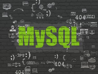 Yazılım kavramı: Mysql duvar arka plan üzerinde