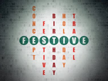 Eğlence, kavram: Bulmaca içinde şenlikli