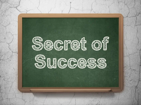 Business concept: Secret of Success on chalkboard background — 图库照片