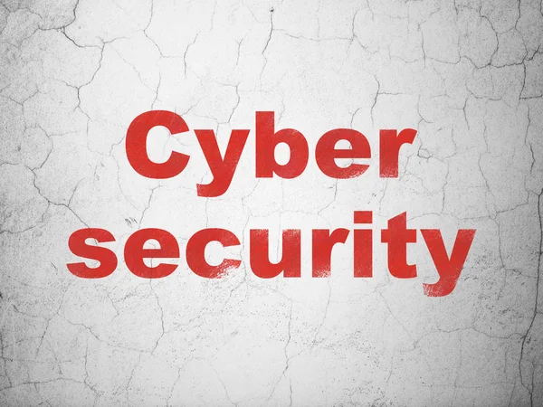 Concept de sécurité : Cybersécurité sur fond de mur — Photo