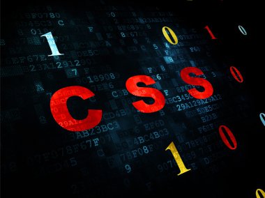 Yazılım kavramı: dijital arka plan Css