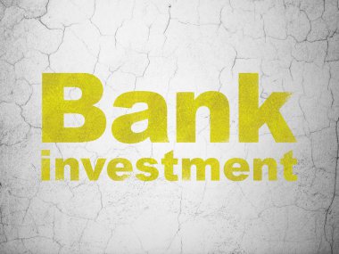 Para birimi kavramı: duvar arka plan banka yatırım