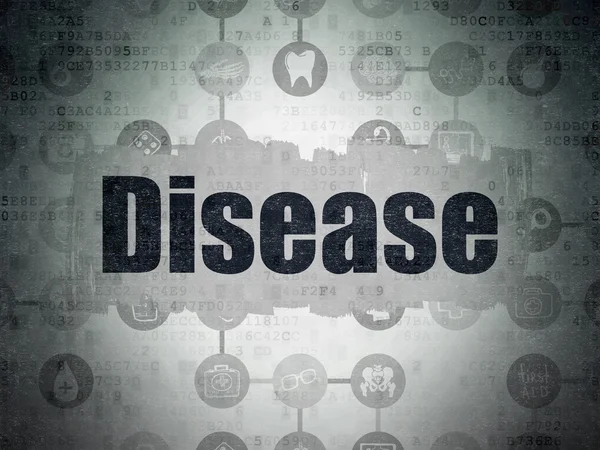 Health concept: Disease on Digital Paper background — Zdjęcie stockowe