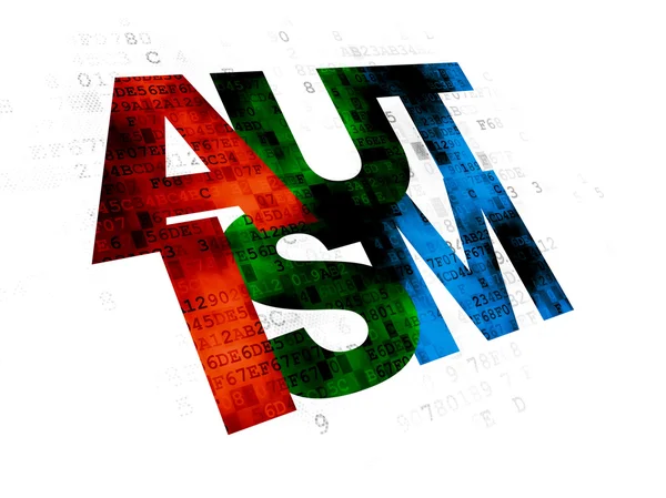 Health concept: Autism on Digital background — Stock Photo, Image