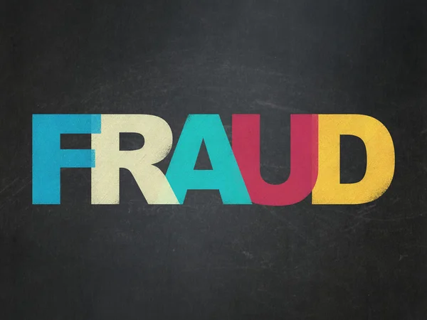 Security concept: Fraud on School Board background — Stockfoto