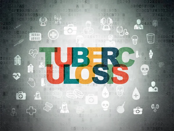 Health concept: Tuberculosis on Digital Paper background — Stock Photo, Image