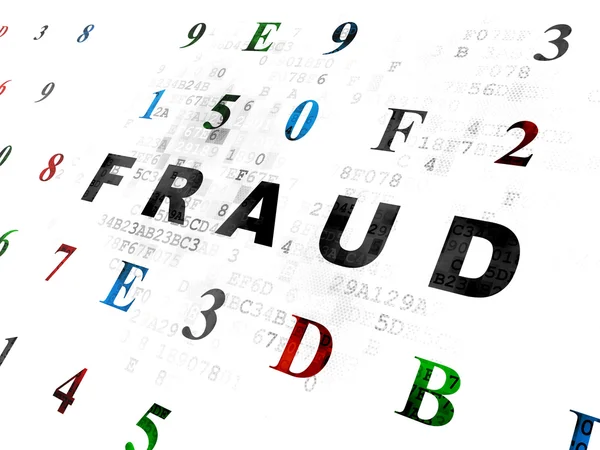 Safety concept: Fraud on Digital background — Stock Photo, Image