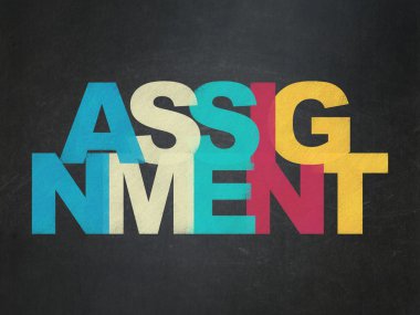 Law concept: Assignment on School Board background