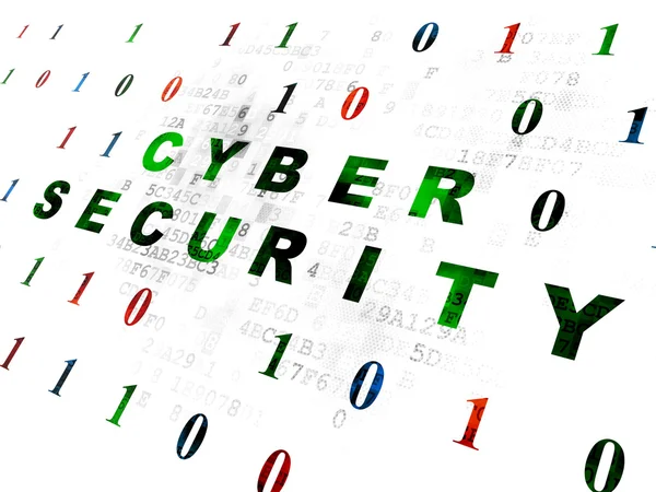 Protection concept: Cyber Security on Digital background — Stock Photo, Image