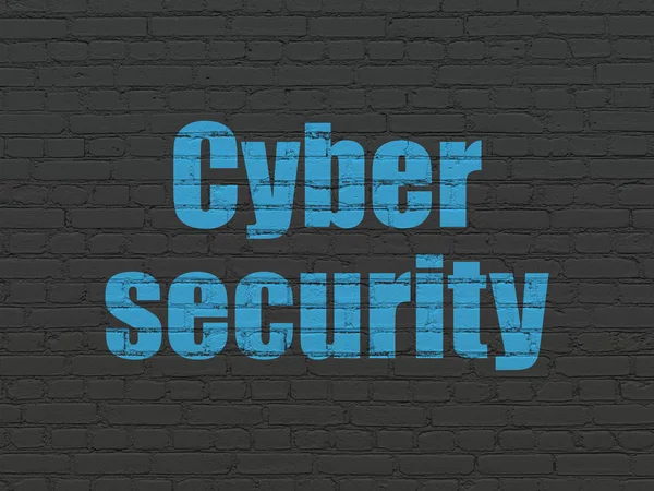 Privacy concept: Cyber Security on wall background — Stock Photo, Image