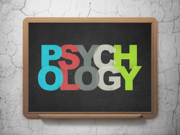 Medicine concept: Psychology on School Board background — Stock Photo, Image