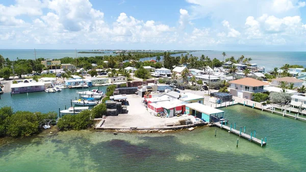 Florida Deniz Kabuğu Anahtar Maratonu Drone Görünümü 