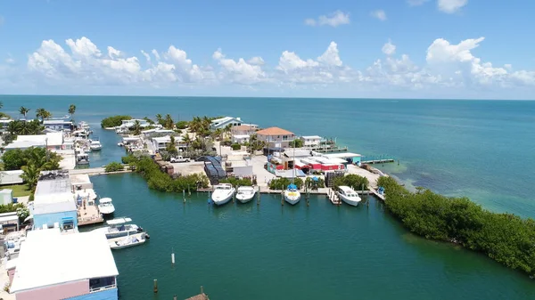 Florida Deniz Kabuğu Anahtar Maratonu Drone Görünümü 