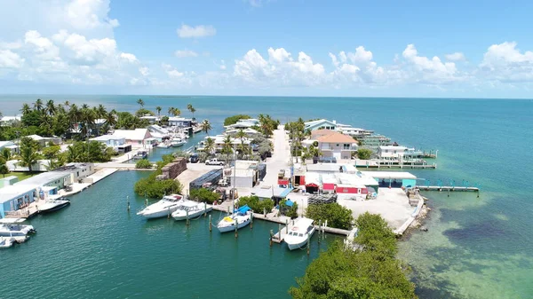 Florida Deniz Kabuğu Anahtar Maratonu Drone Görünümü 