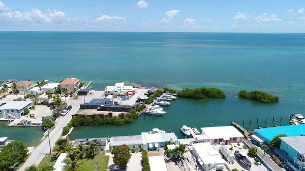 Florida Deniz Kabuğu Anahtar Maratonu Drone Görünümü 
