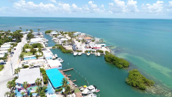 Florida Deniz Kabuğu Anahtar Maratonu Drone Görünümü 