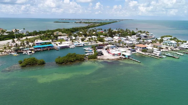 Florida Deniz Kabuğu Anahtar Maratonu Drone Görünümü 